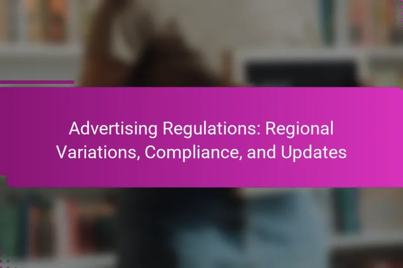 Advertising Regulations: Regional Variations, Compliance, and Updates