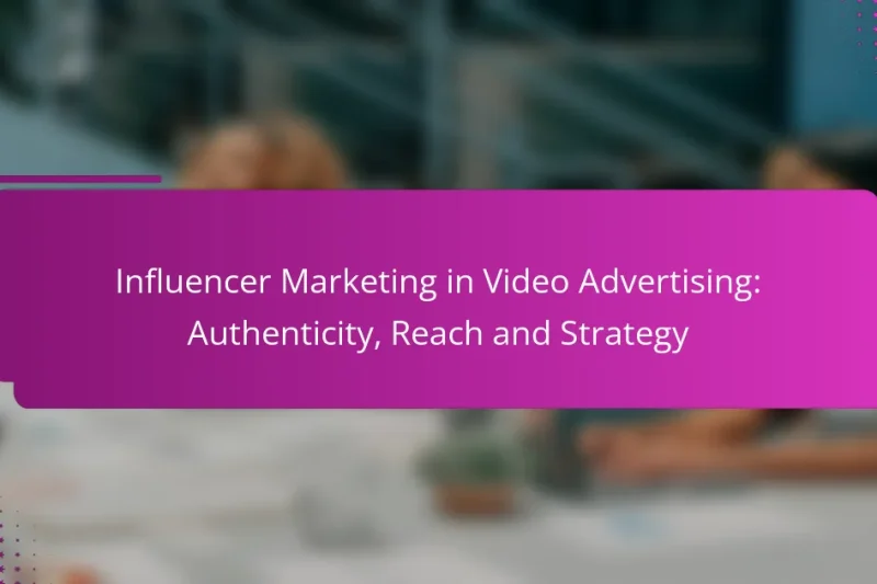 Influencer Marketing in Video Advertising: Authenticity, Reach and Strategy