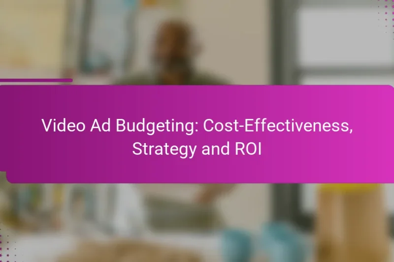 Video Ad Budgeting: Cost-Effectiveness, Strategy and ROI