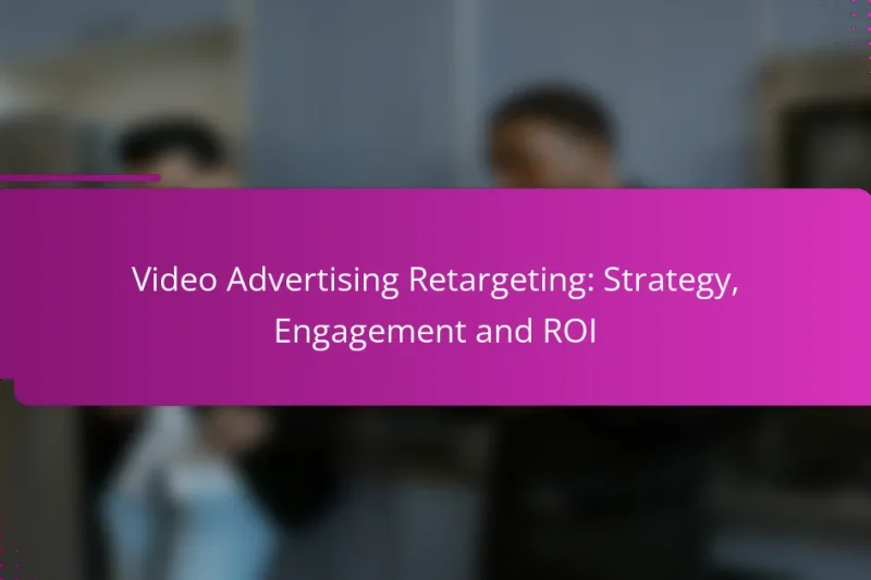Video Advertising Retargeting: Strategy, Engagement and ROI