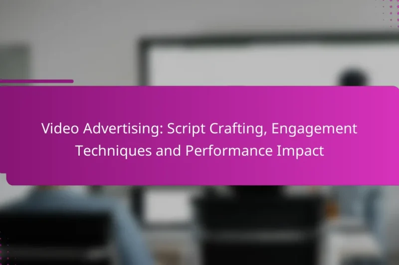 Video Advertising: Script Crafting, Engagement Techniques and Performance Impact